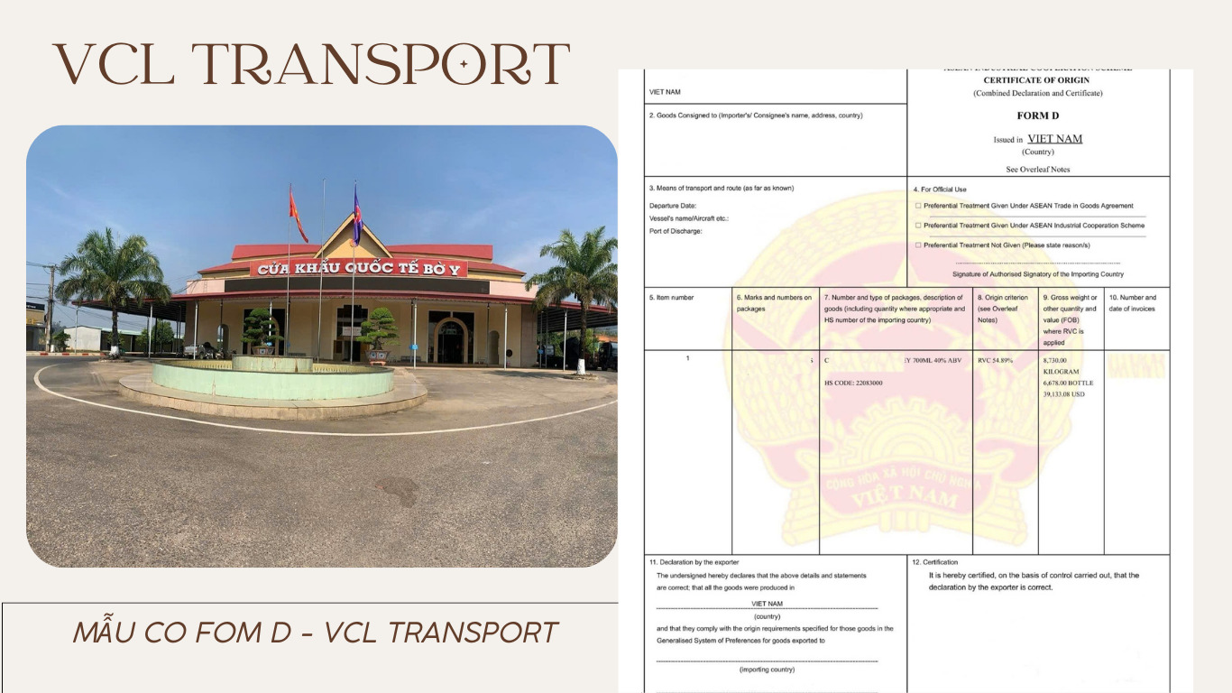 mẫu CO Form D Bộ công thương cấp