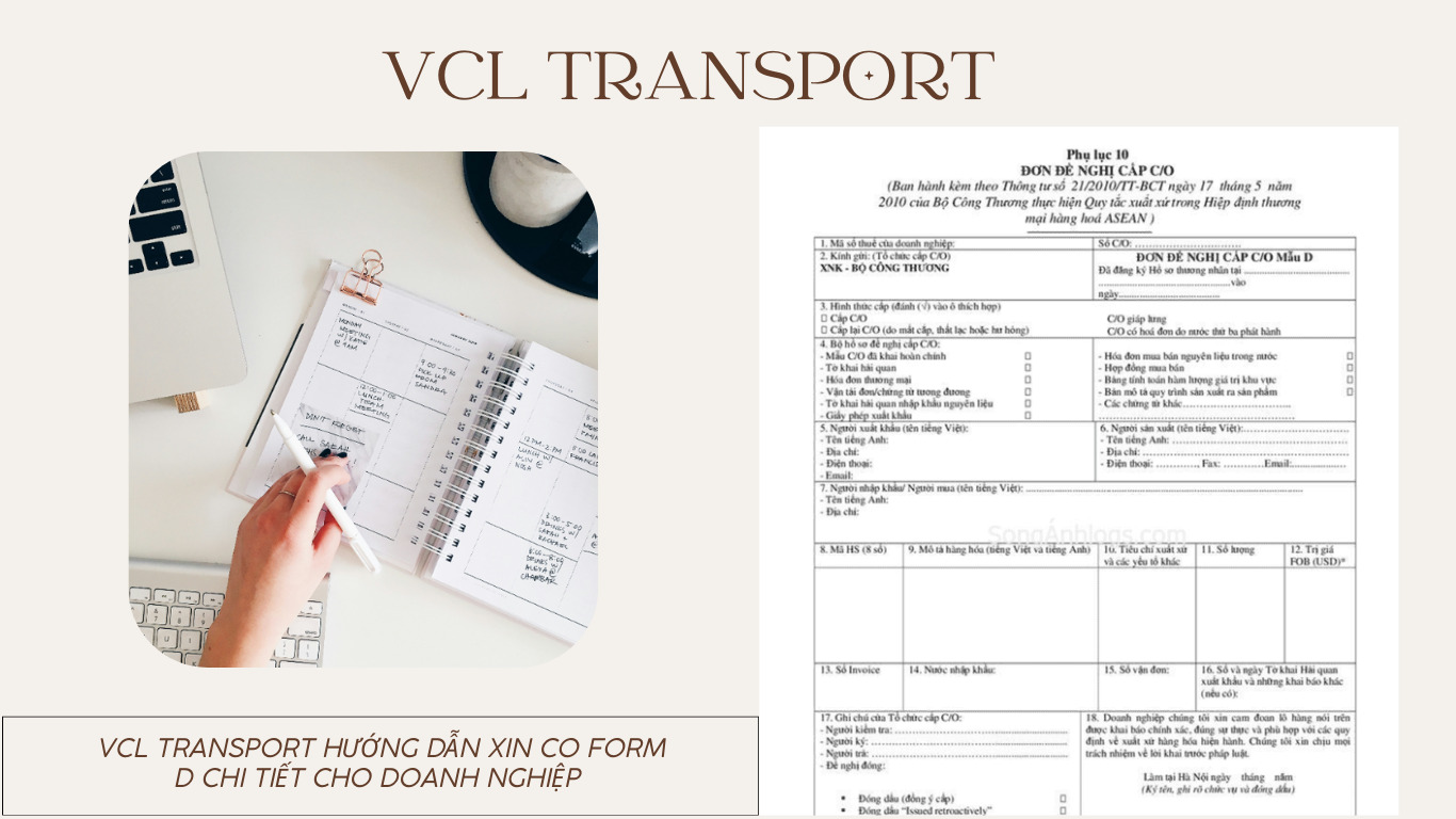 mẫu đề nghị cấp CO Form D cho quý doanh nghiệp, HƯỚNG DẪN XIN CO FORM D CHI TIẾT CHO DOANH NGHIỆP